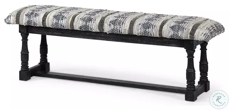 Denison Multi Woven Leather Bench