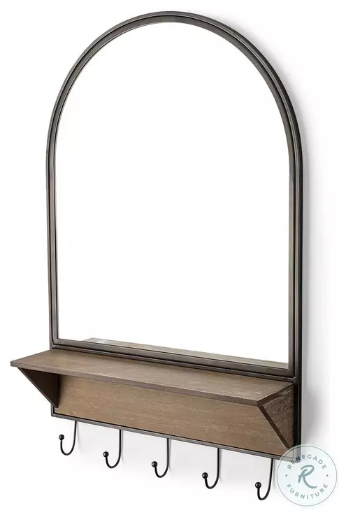 Neville Black Arch Mirror