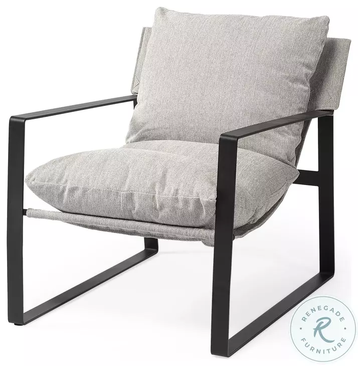 Guilia Frost Gray Sling Accent Chair