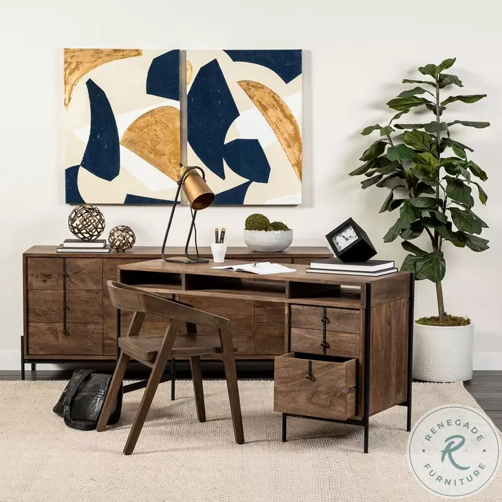 Nicholas Onyx Brown Solid Wood Dining Chair