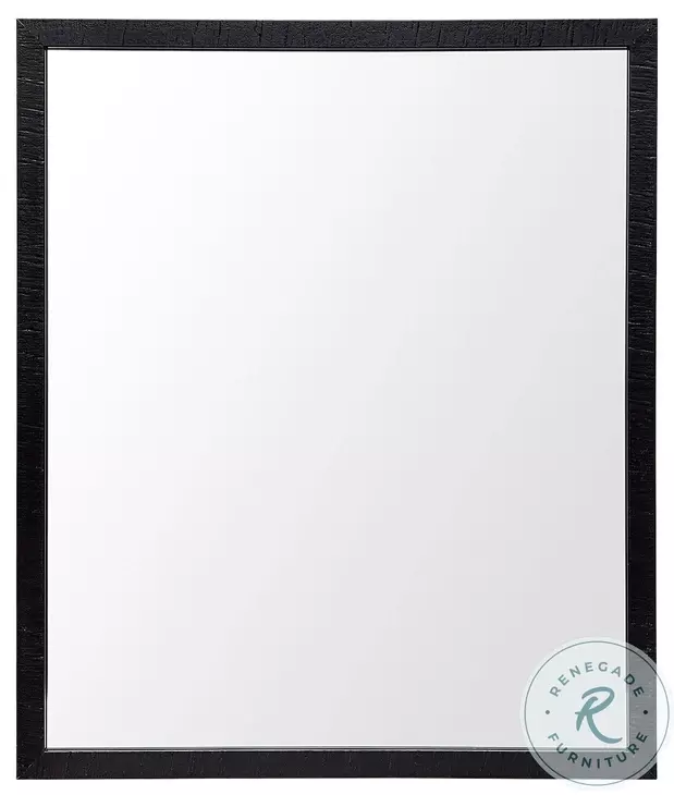 Bristol Black 22" x 26" Vanity Mirror