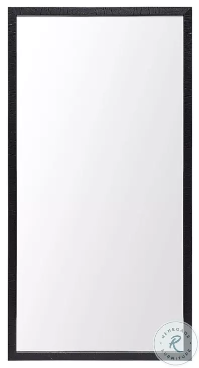 Bristol Black 22" x 42" Vanity Mirror