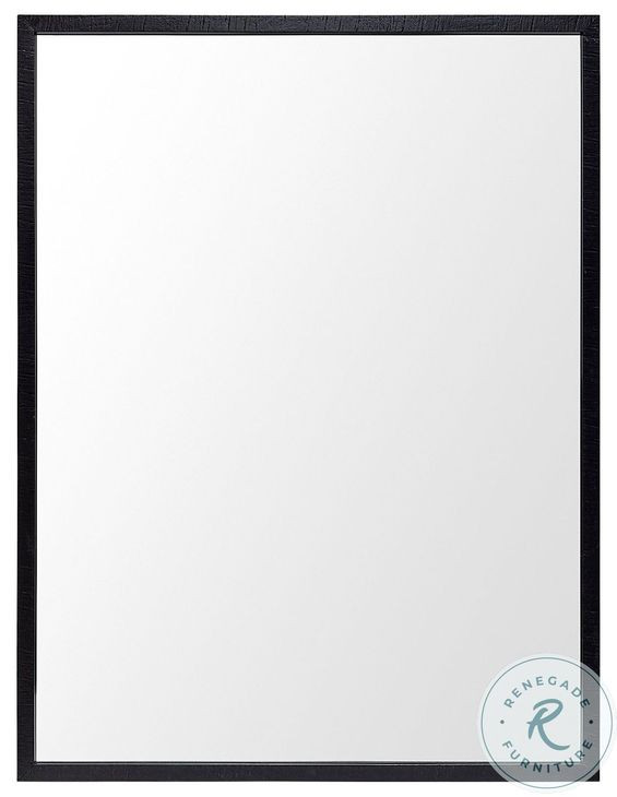 Bristol Black 32" x 42" Vanity Mirror
