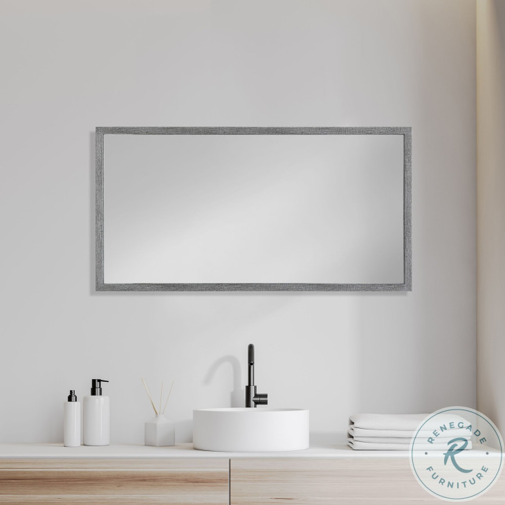 Bristol Grey Plain 20" Mirror