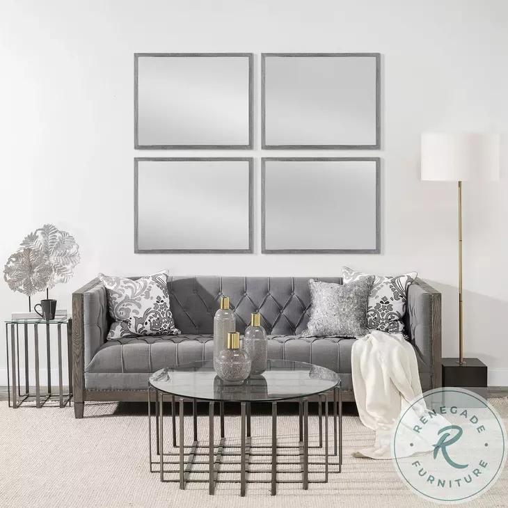 Bristol Gray 26" x 32" Vanity Mirror