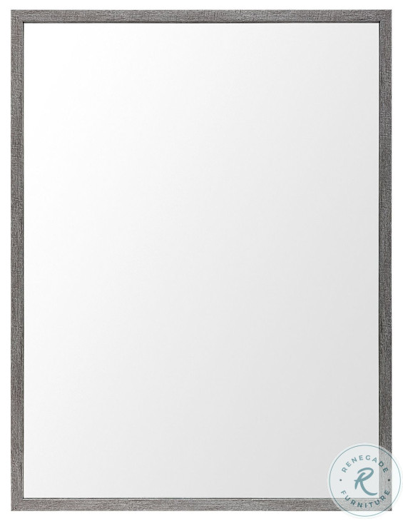 Bristol Grey Plain 30" Mirror