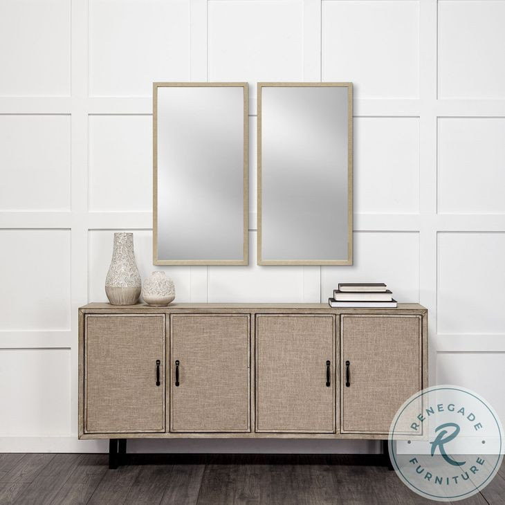 Bristol Tan 22" x 42" Vanity Mirror