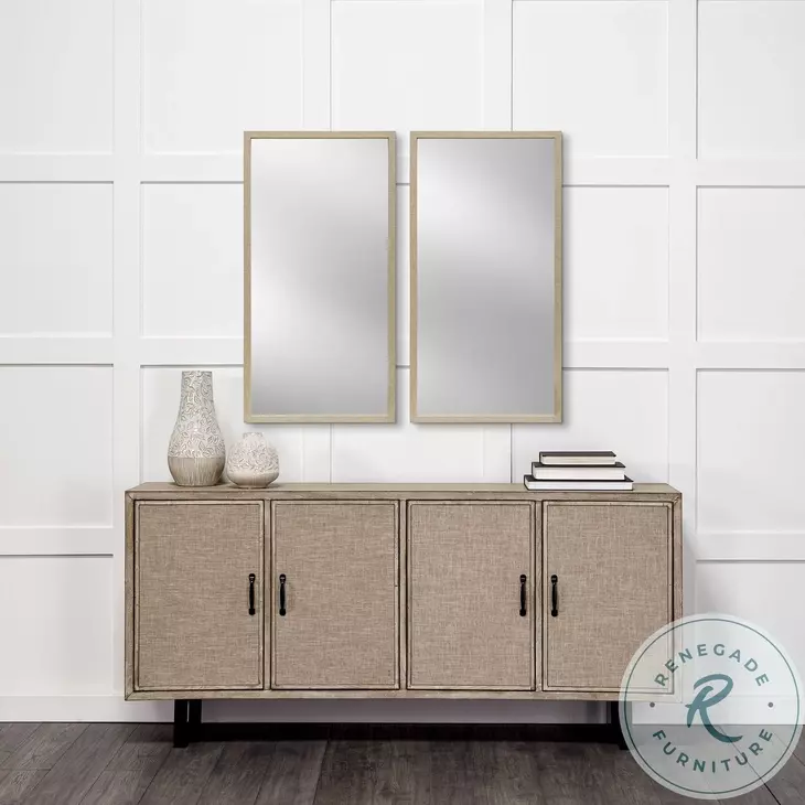 Bristol Tan 22" x 42" Vanity Mirror