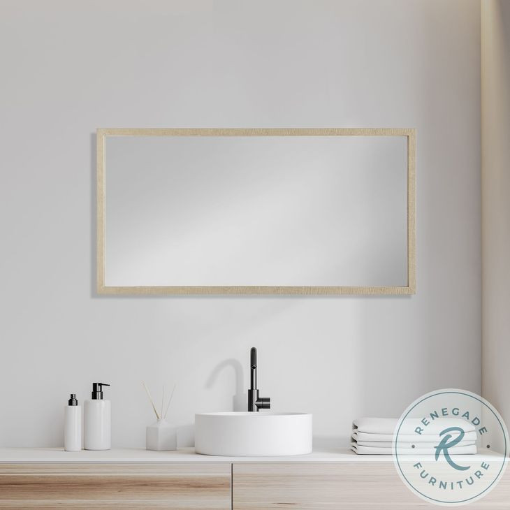 Bristol Tan 22" x 42" Vanity Mirror