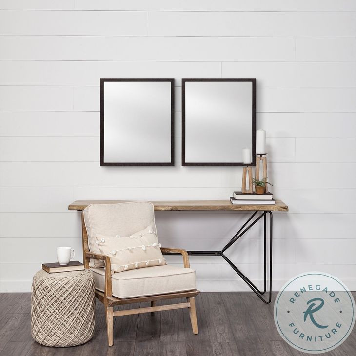 Bristol Black 22" x 26" Vanity Mirror