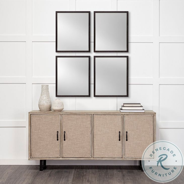 Bristol Black 22" x 26" Vanity Mirror