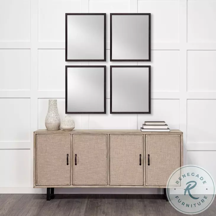 Bristol Black 22" x 26" Vanity Mirror