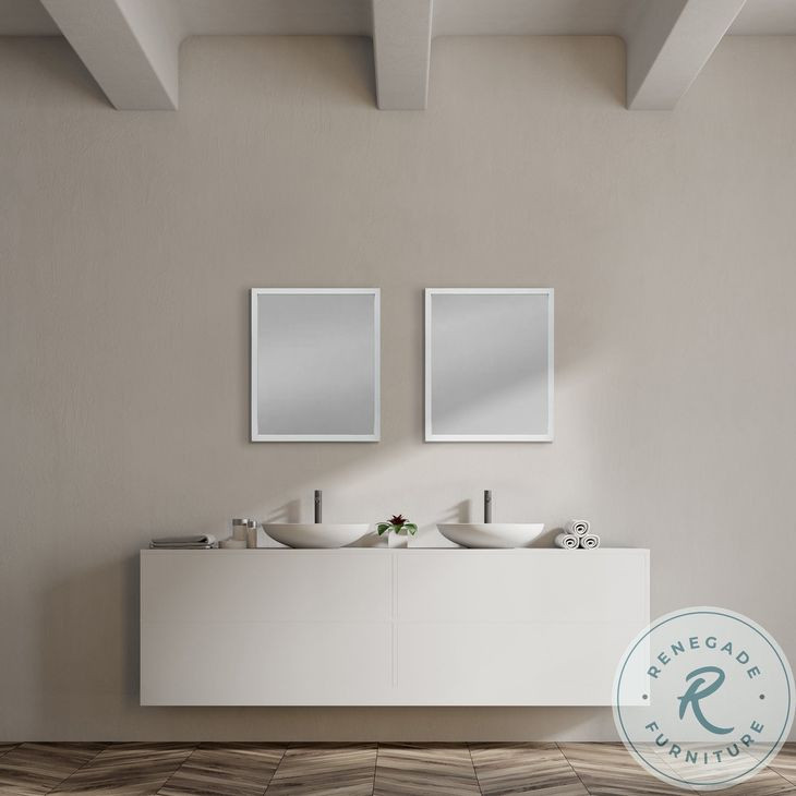 Bristol White 22" x 26" Vanity Mirror