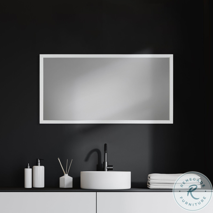 Bristol White Plain 20" Mirror