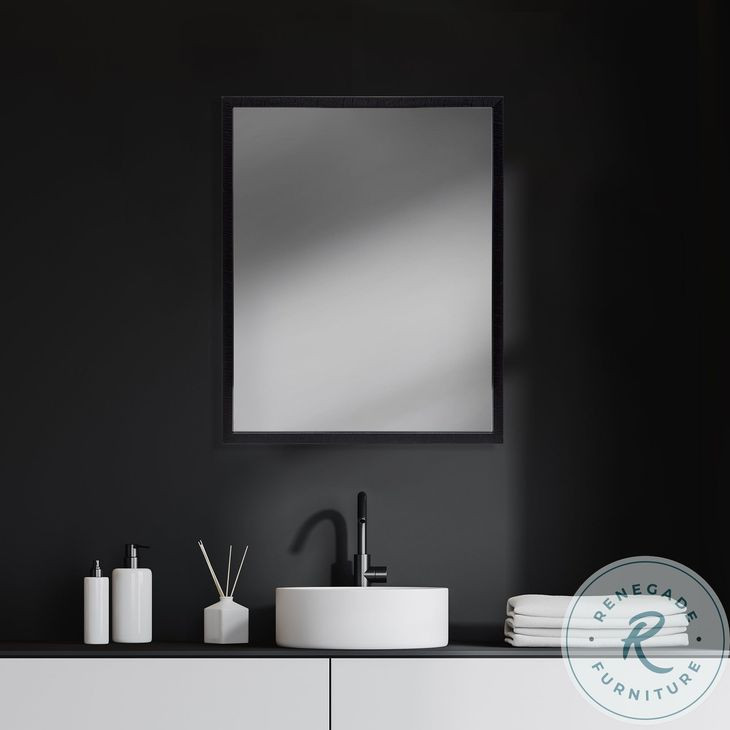Bristol Espresso 26" x 32" Vanity Mirror