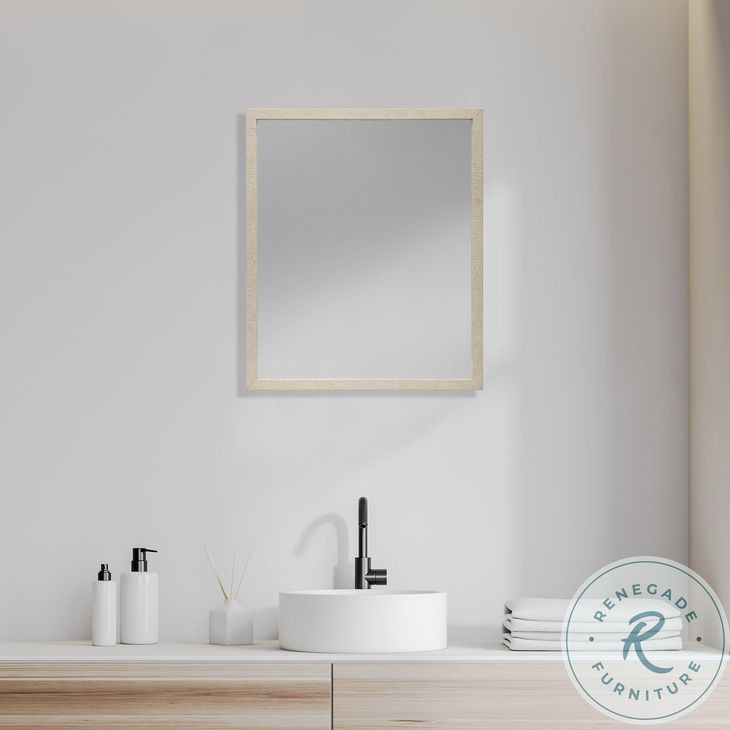 Bristol Tan 22" x 26" Vanity Mirror