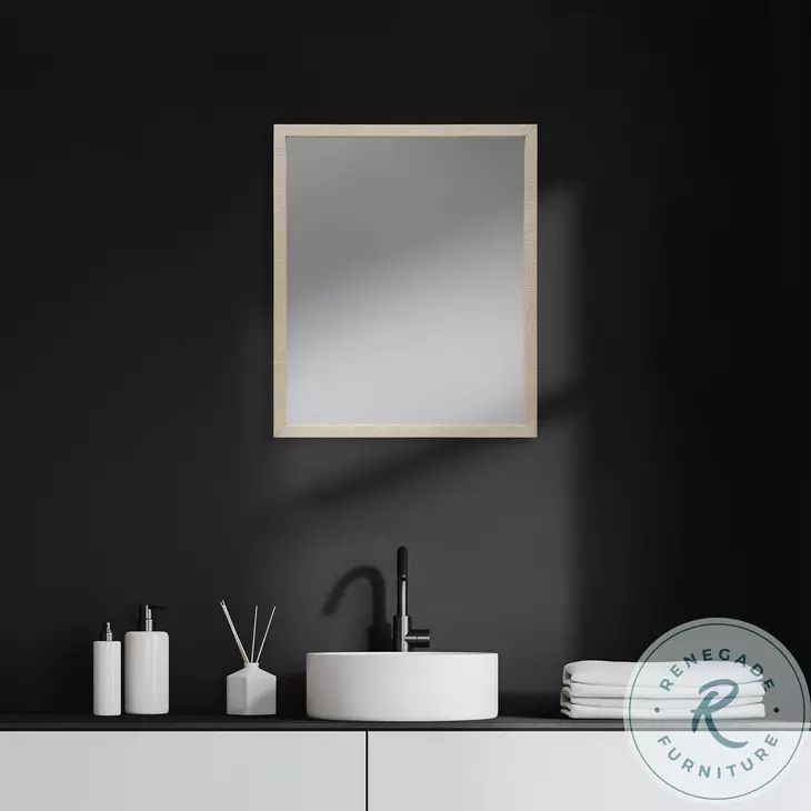 Bristol Tan 22" x 26" Vanity Mirror