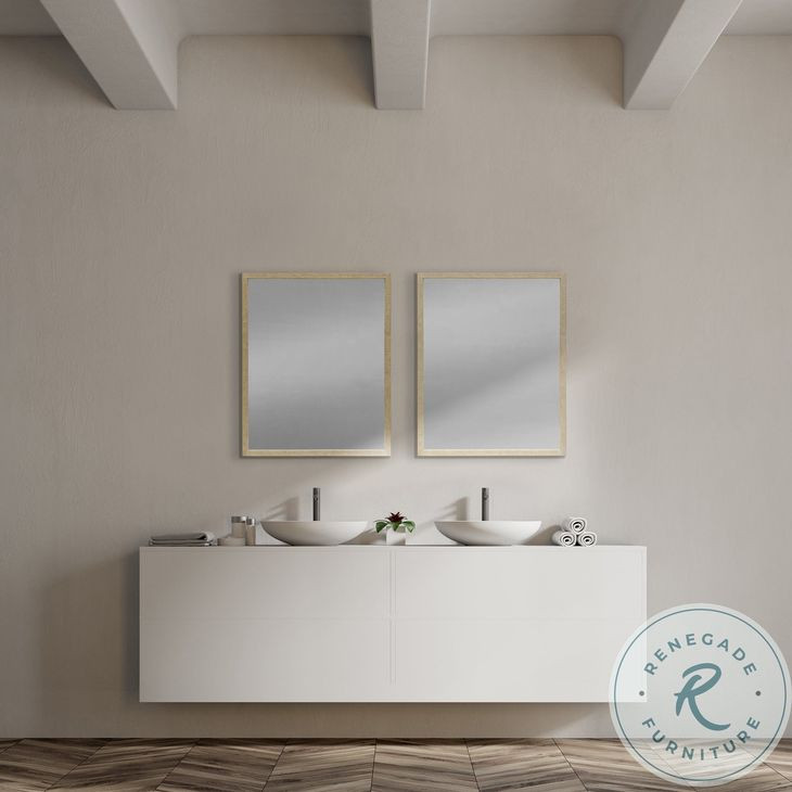 Bristol Tan 26" x 32" Vanity Mirror