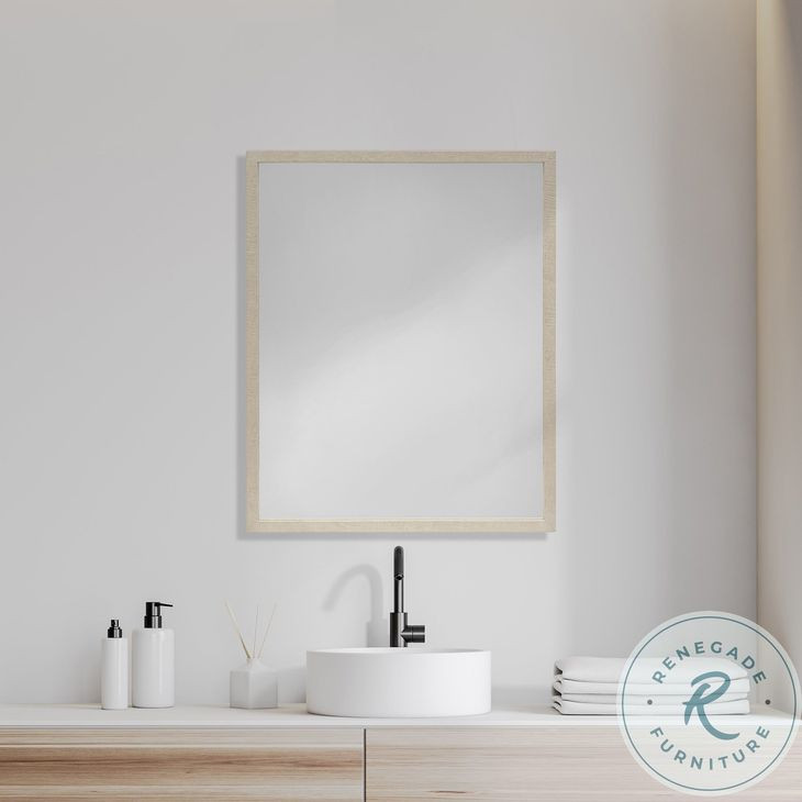 Bristol Tan 26" x 32" Vanity Mirror