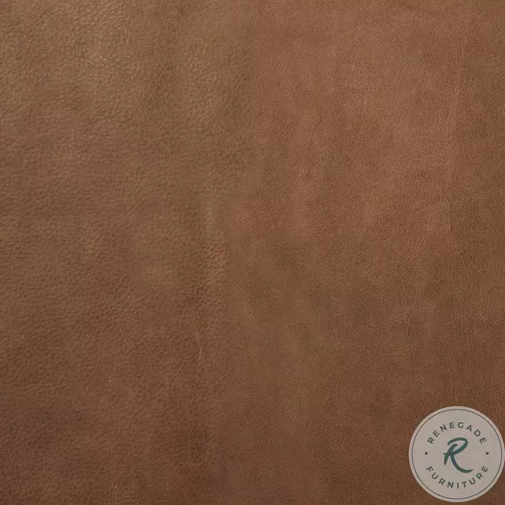 Jessie Brown Leather And Metal Bench