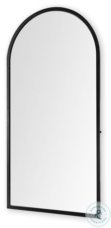 Giovanna Black Metal 24" x 49" Vanity Mirror