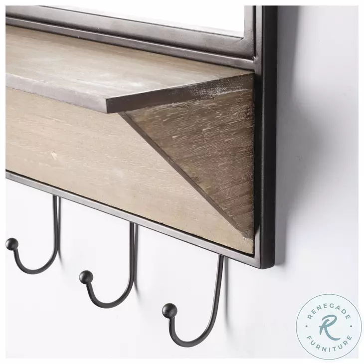 Neville Black Arch Mirror