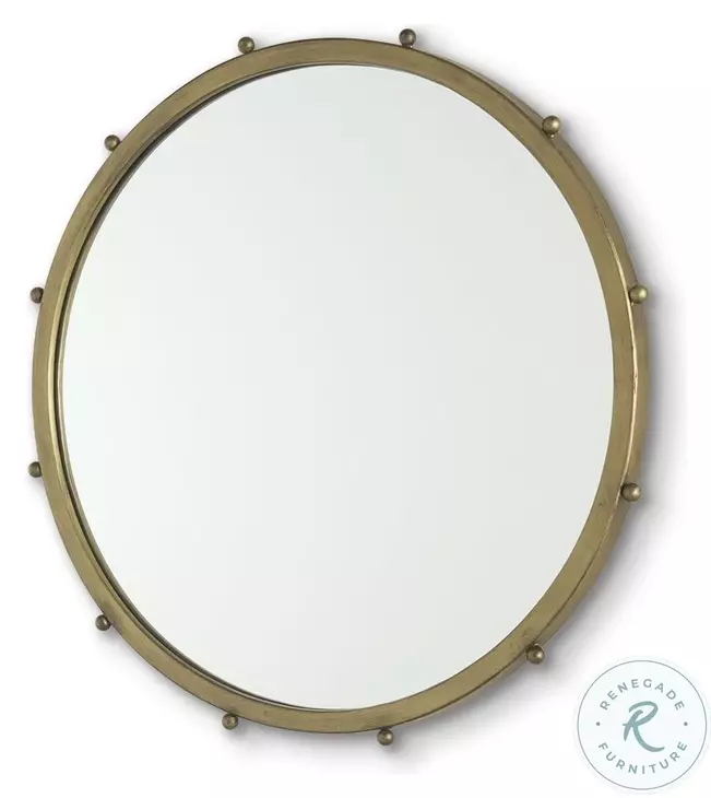 Elena Gold Small Wall Mirror