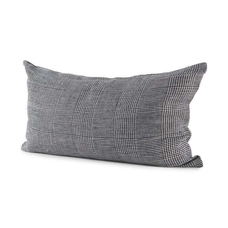 Ramone White and Black Decorative Pillow Cover