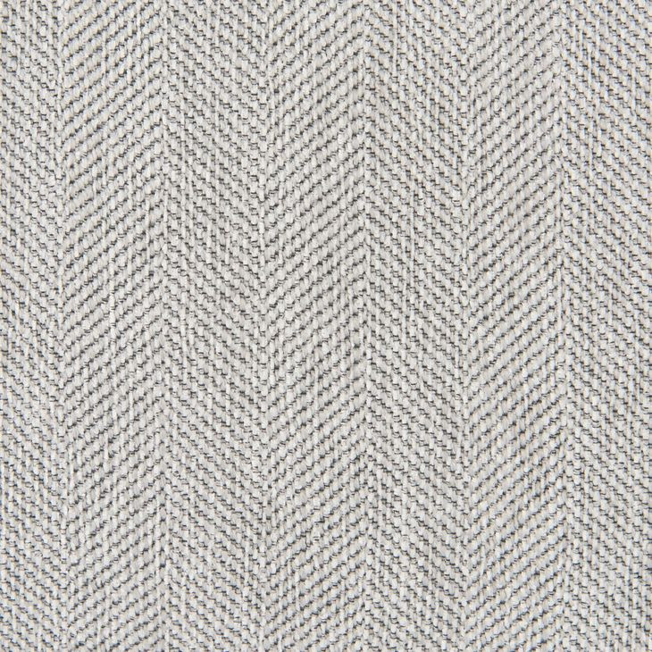 Valence Light Gray Performance Fabric Rectangular Ottoman