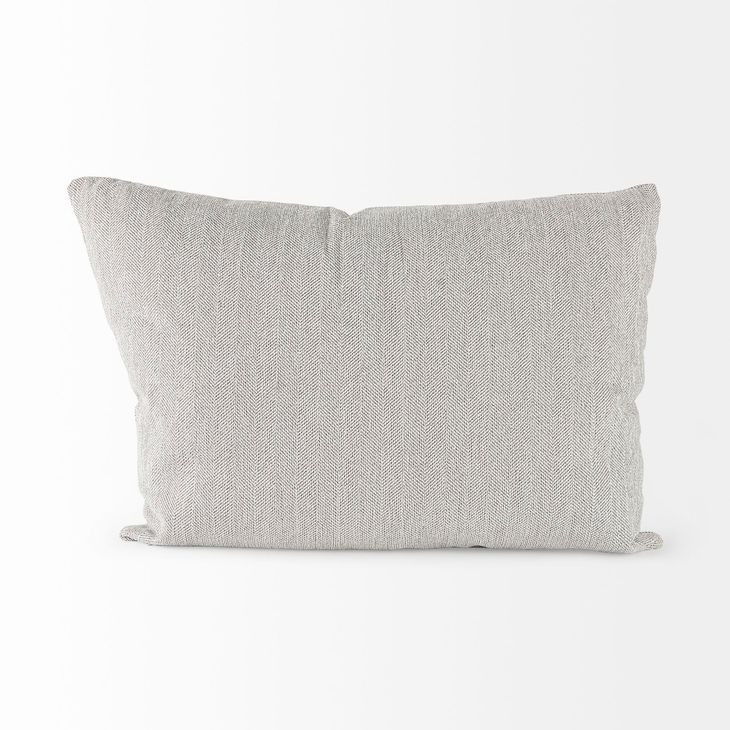Valence Light Gray Performance Fabric Arm Pillow