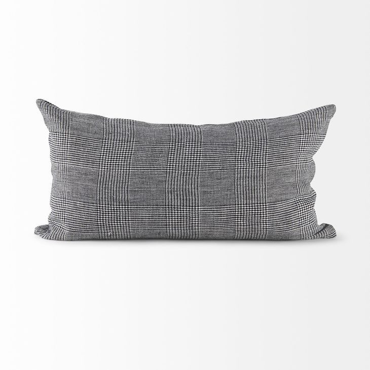 Ramone White and Black Decorative Pillow Cover