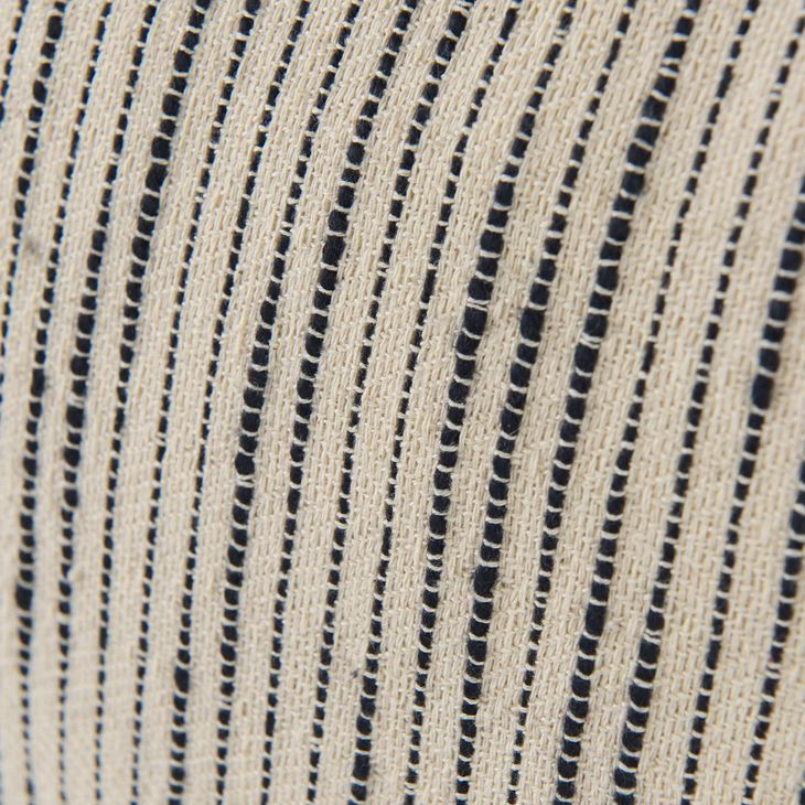 Krystal Cream and Blue 20 x 20" Decorative Pillow Cover