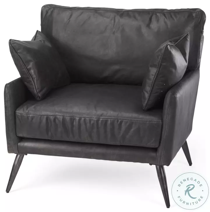 Cochrane Black Leather Chair