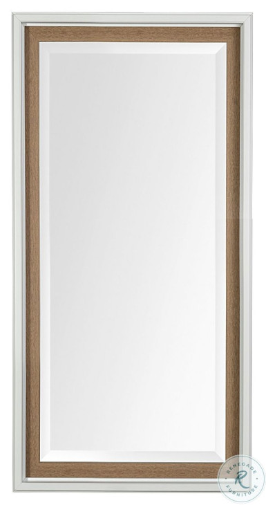 White Natural Beveled 48" Mirror