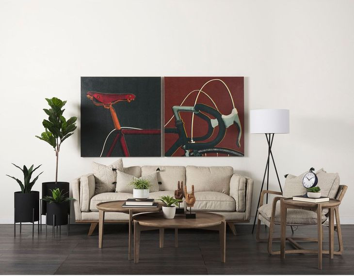 Brooks Cream 90" Sofa