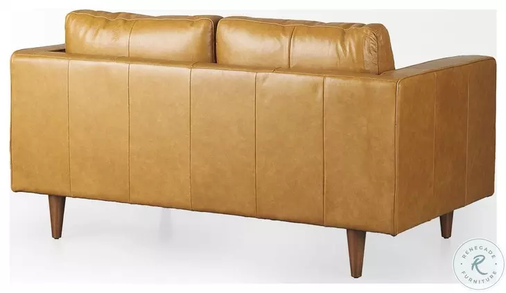 Svend Tan Leather Living Room Set
