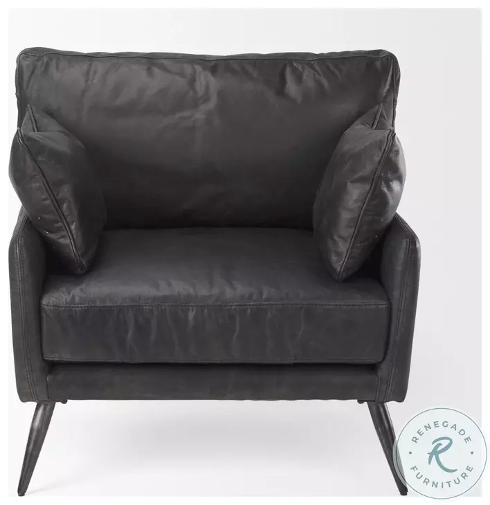 Cochrane Black Leather Chair