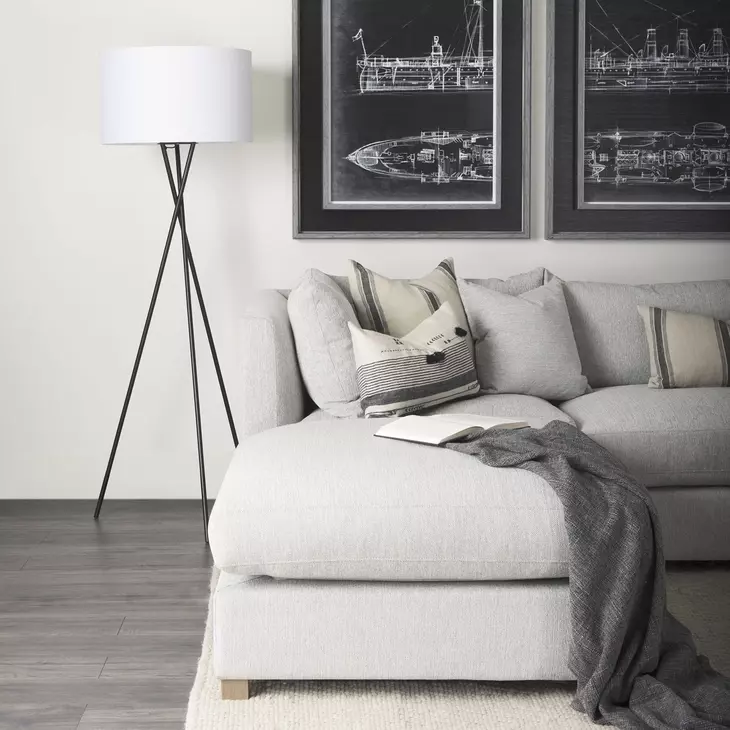 Hattie Beige and Black Decorative Pillow Cover
