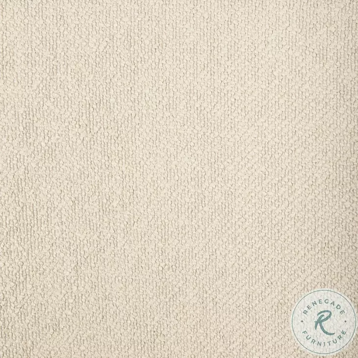 Westan Cream Boucle Fabric Accent Chair