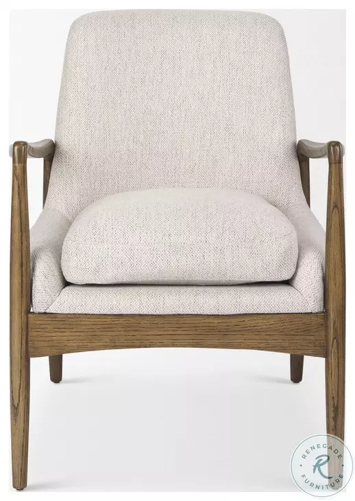 Westan Cream Fabric Accent Chair