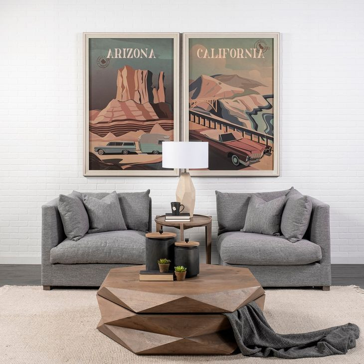 Valence New Gray Performance Fabric Arm Pillow