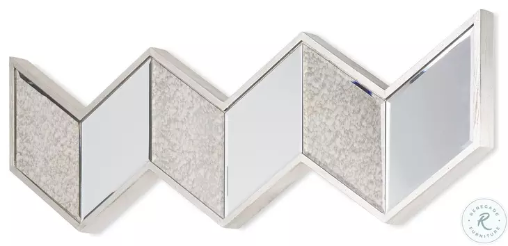 Cheveronna Silver Mirror