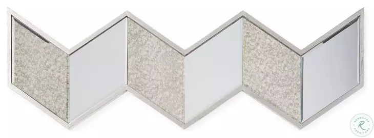 Cheveronna Silver Mirror