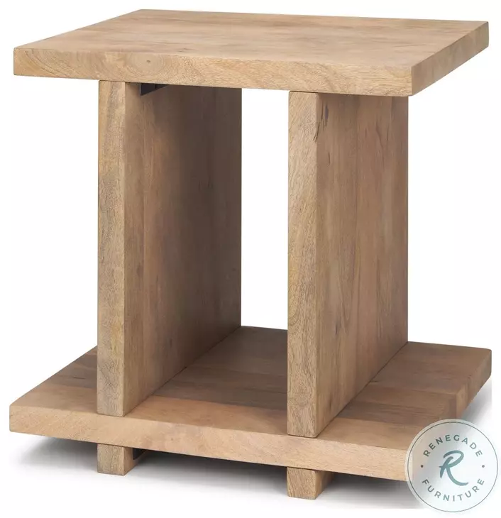 Nohr Light Brown Accent Table