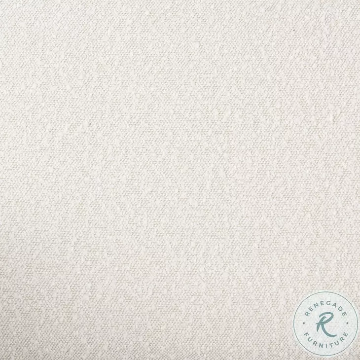 Kopari White Boucle Accent Chair