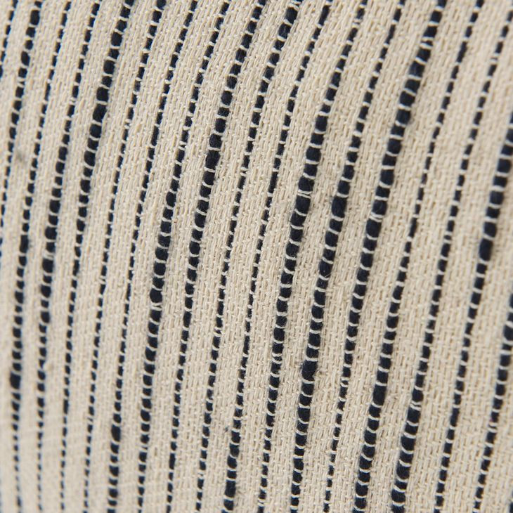 Krystal Cream and Black Pom Pom Decorative Pillow Cover