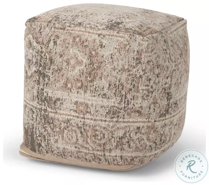 Khloe Taupe Small Pouf