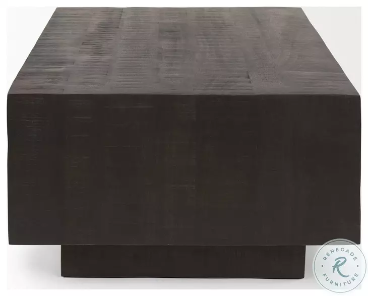 再値下げ！【adepeche】アデペシュnahm coffee table Hayden Dark Brown Wood Rectangular Coffee Table From Mercana