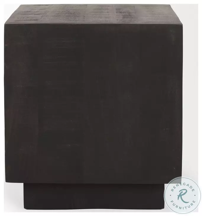 Hayden Dark Brown Wood Side Table