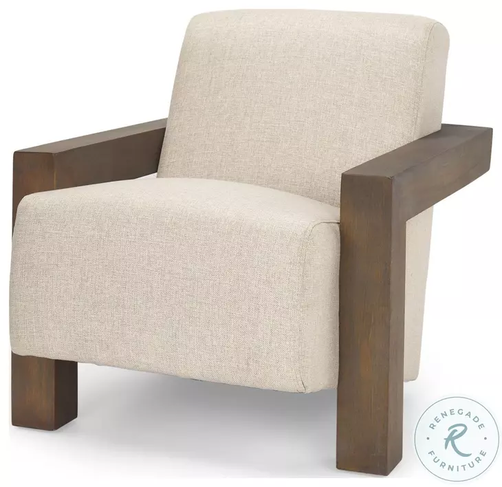 Sovereign Oatmeal Fabric Accent Chair